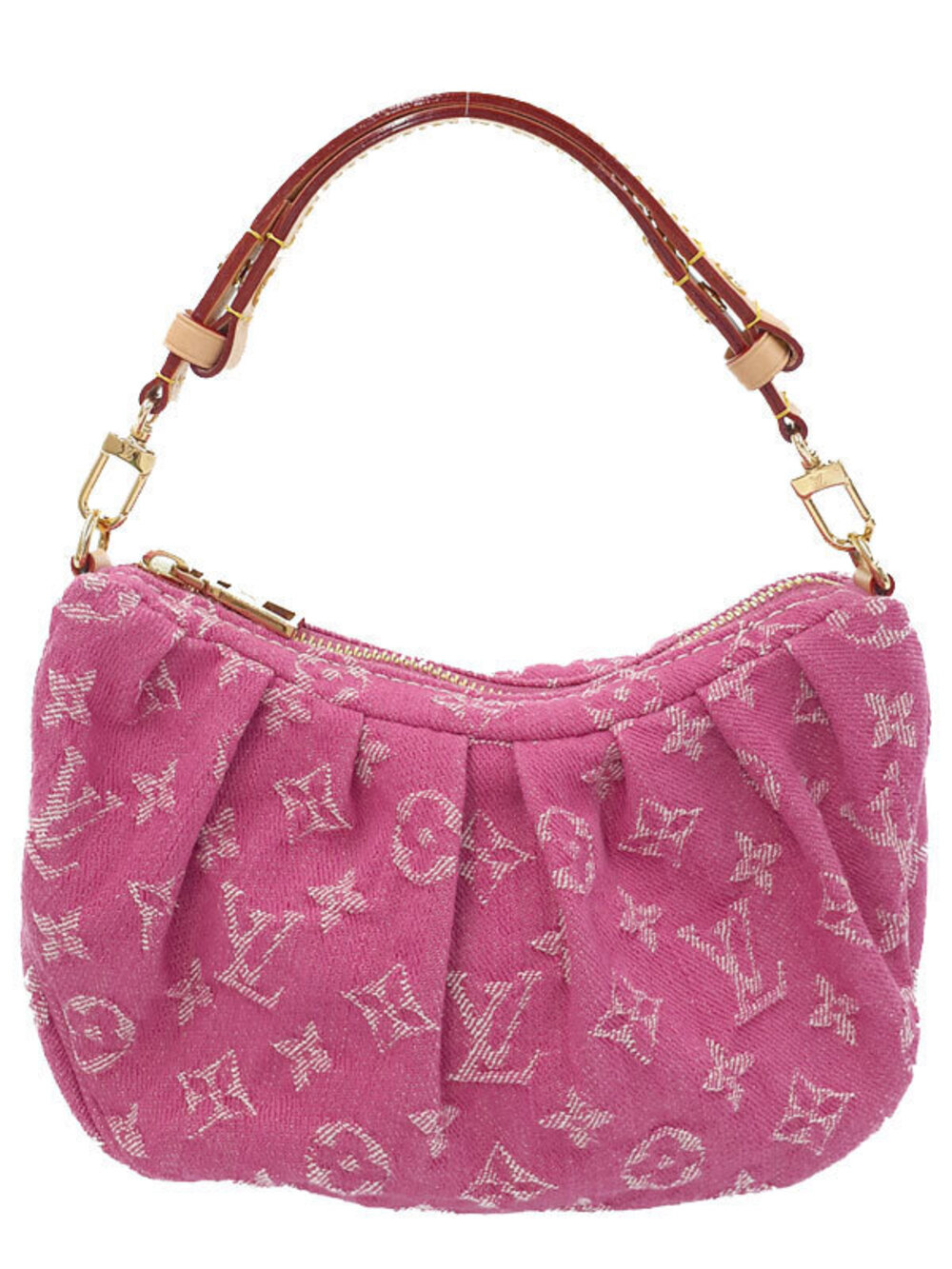 Louis Vuitton Monogram Denim Pochette Ballet Handbag
